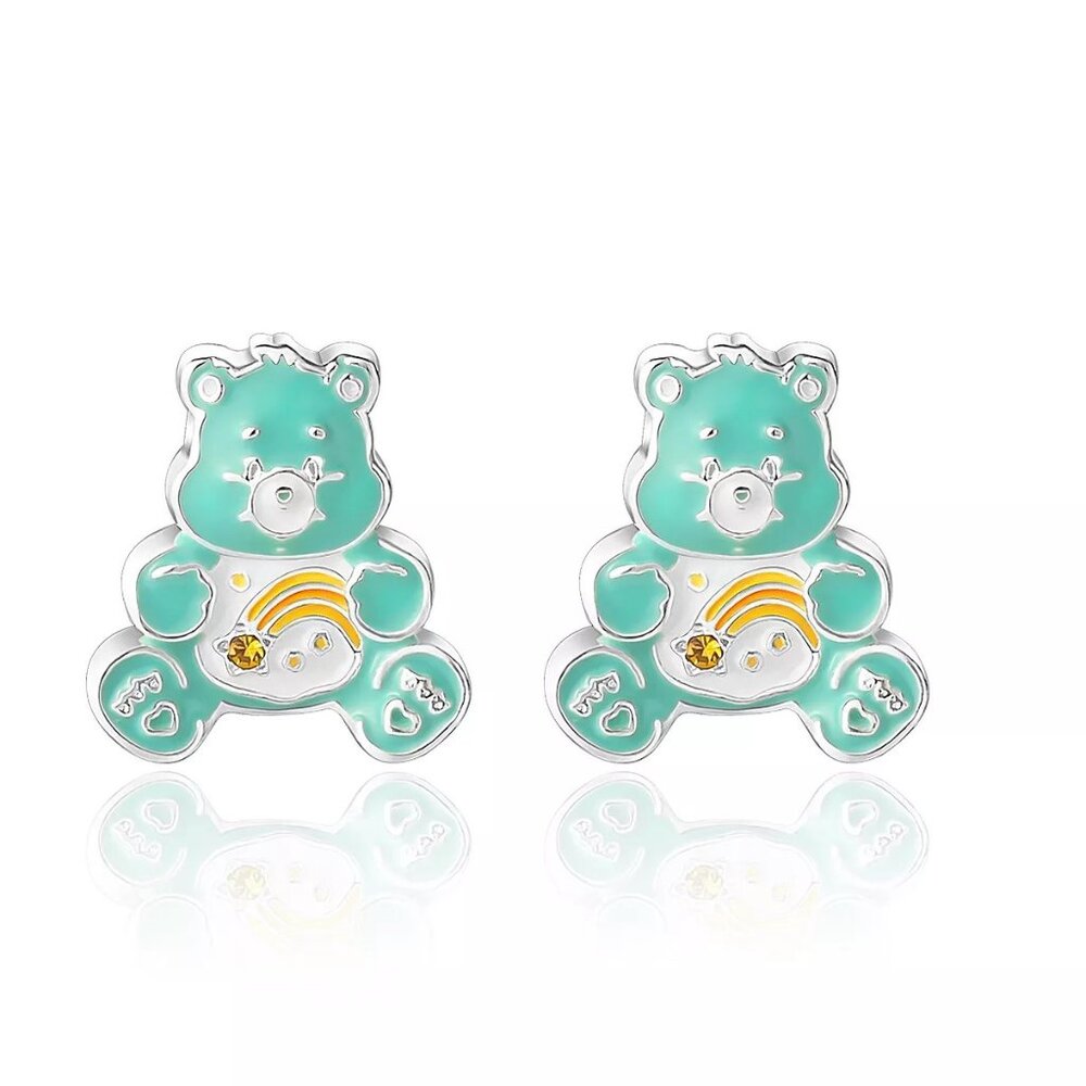 NWT Care Bears Wish Bear 3D Stud Earrings